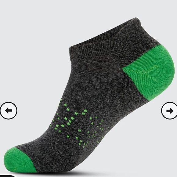 Two Blind Brothers GREEN ANKLE SOCK One Size NWT in packaging - Picture 1 of 5
